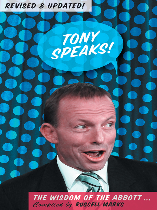 Cover image for Tony Speaks!